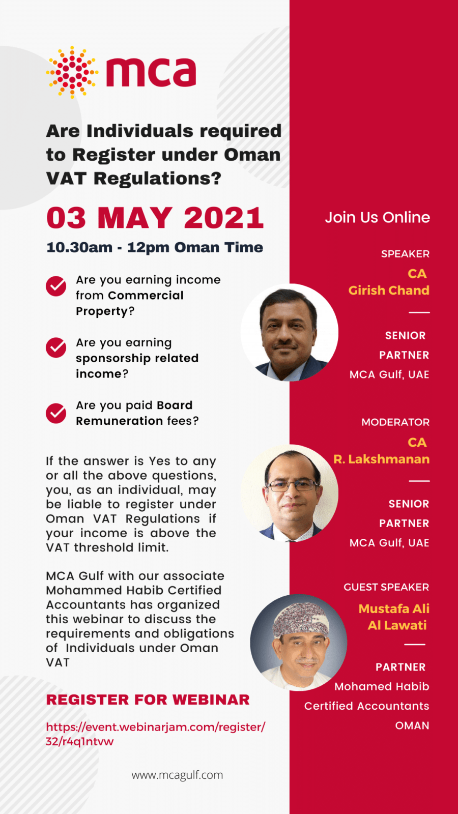 Oman VAT Regulations on Individuals