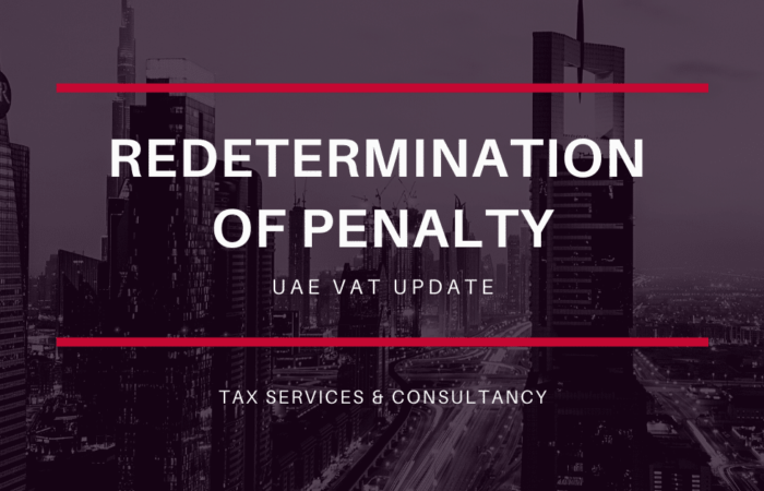 Redetermination of Penalty UAE FTA