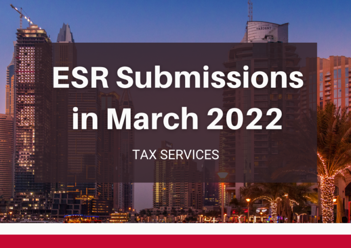UAE ESR Filing Deadline March 2022