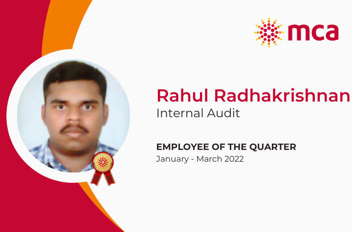 MCA Champion of the Quarter - March 2022