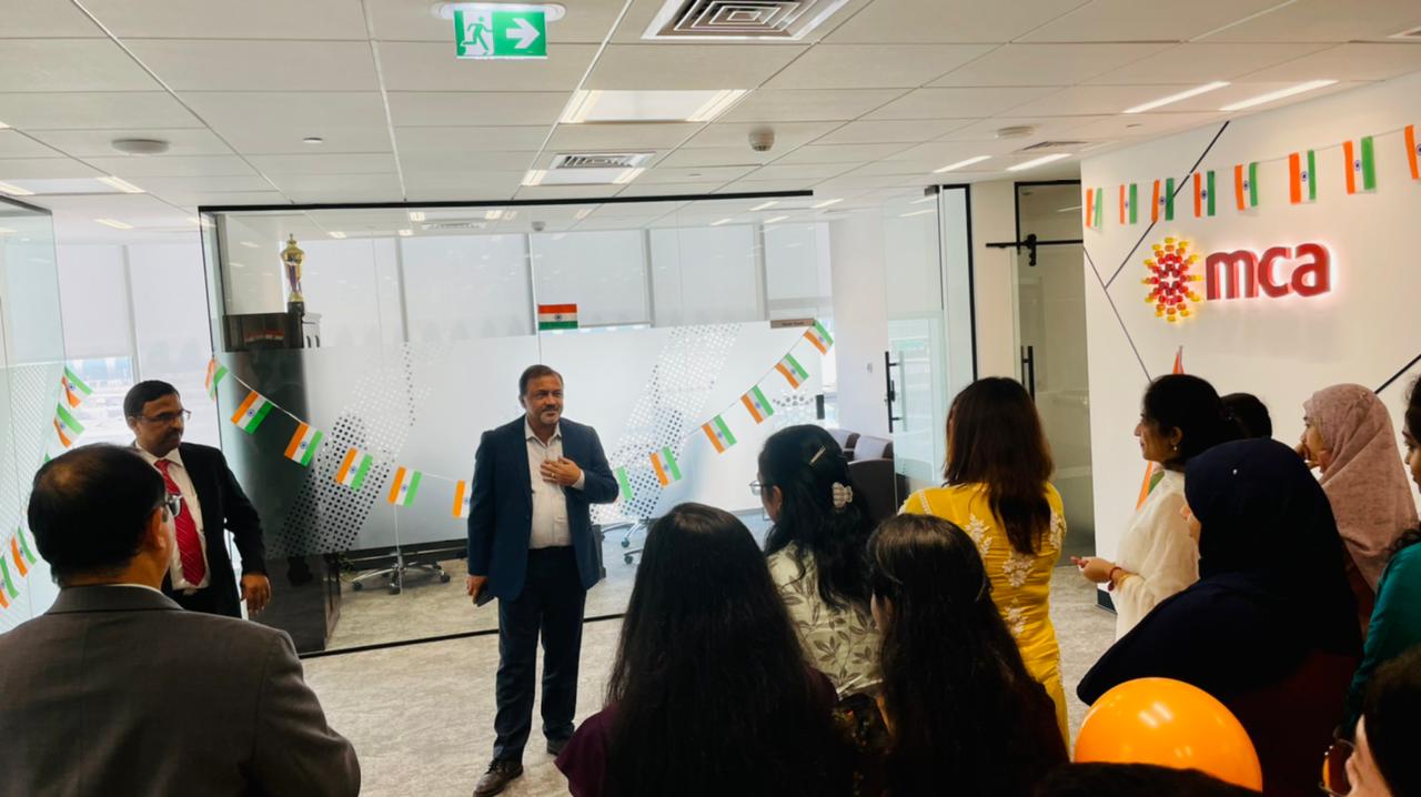 Celebrating Indian Independence Day MCA celebrates India Independence Day