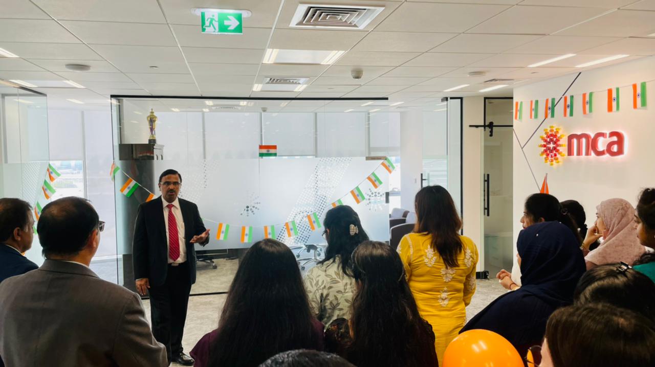 Celebrating Indian Independence Day MCA celebrates India Independence Day