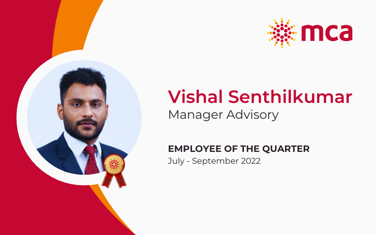 MCA Champion of the Quarter - Sep 2022 MCA Champion of the Quarter - Sep 2022