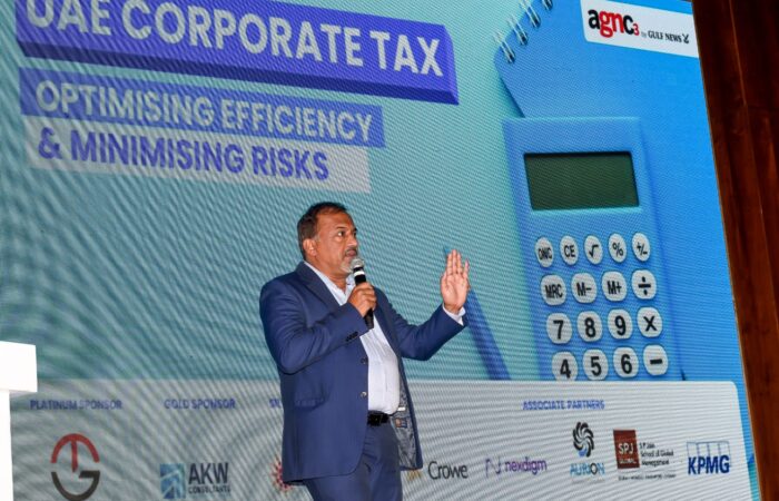 MCA at Gulf News event on UAE Corporate Tax