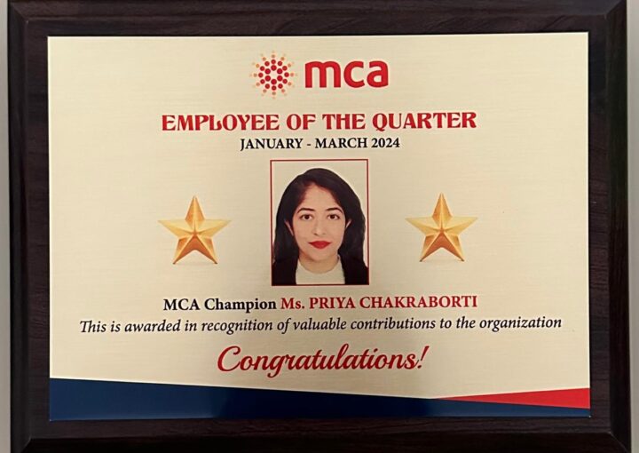MCA Champion of the Quarter - March 2024